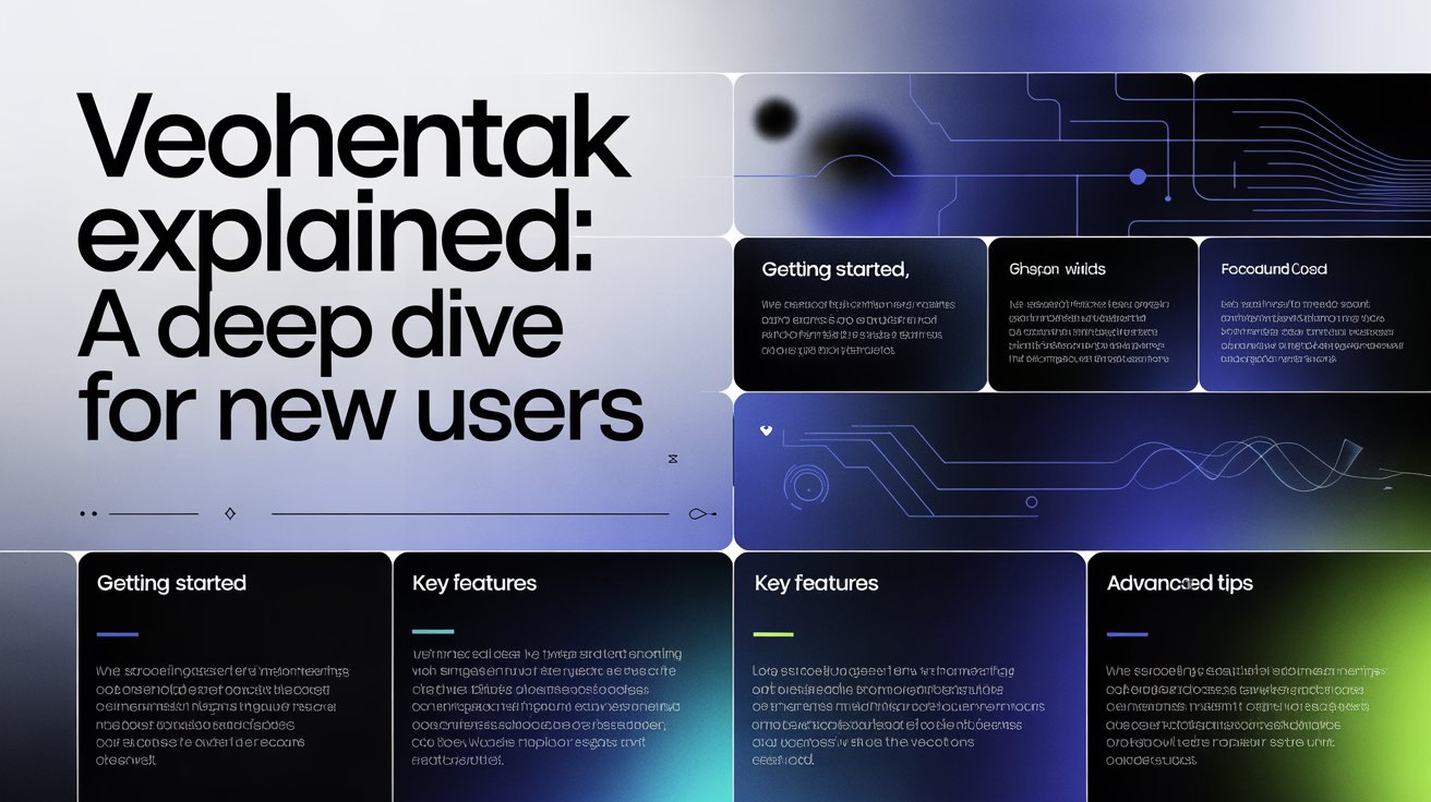 Veohentak Explained: A Deep Dive for New Users