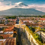 The town of Antigua Guatemala