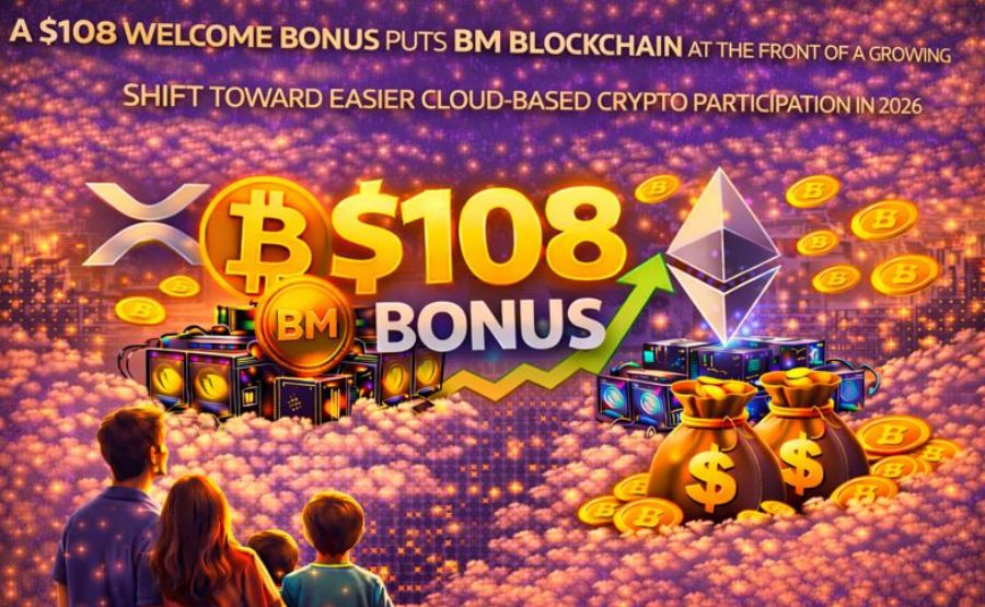 A $108 Welcome Bonus Puts BM Blockchain at the Front of a Growing Shift Toward Easier Cloud-Based Crypto Participation in 2026