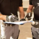 car service technicians discussing work symbolising field service