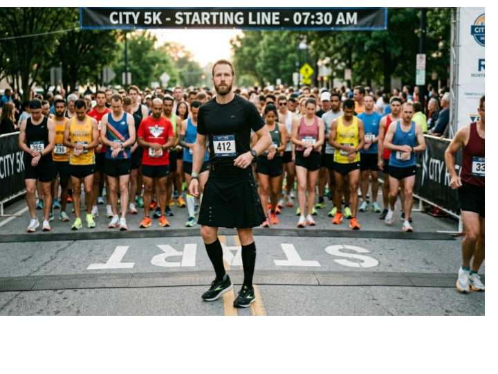 I Tried Running a 5K in a Sport Kilt — Heres the Athletic Kilt Outfit That Actually Works 1